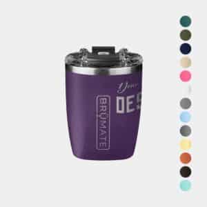 Custom 12 oz BruMate® Stainless Steel Insulated Lowball Rocks Tumbler