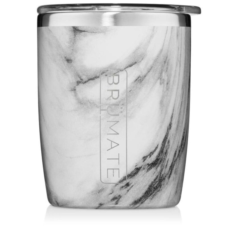 Custom BruMate 12oz Rocks Tumbler Glitter and Print Colors - 1