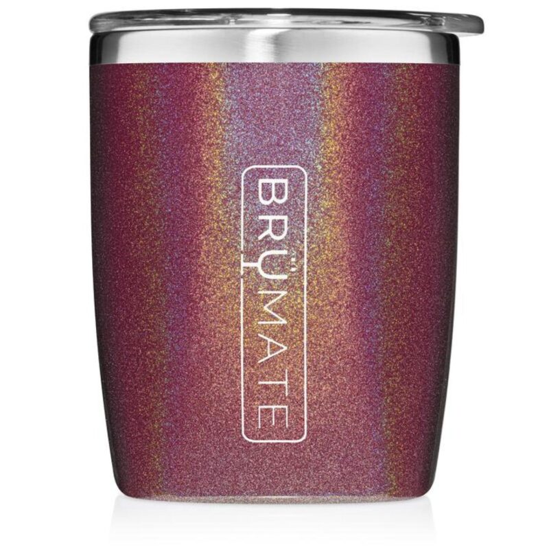 Custom BruMate 12oz Rocks Tumbler Glitter and Print Colors - 4