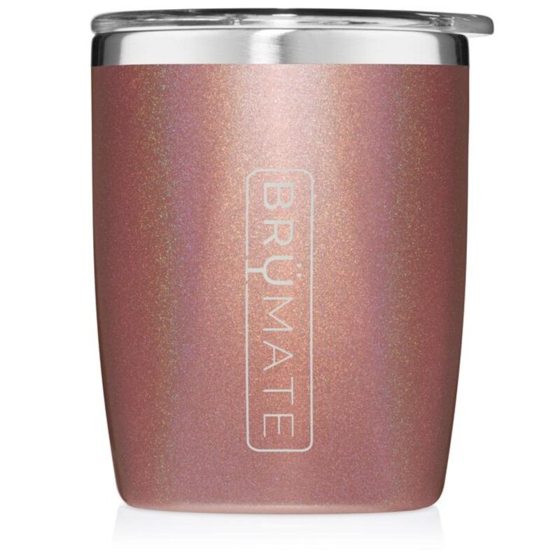 Custom BruMate 12oz Rocks Tumbler Glitter and Print Colors - 7