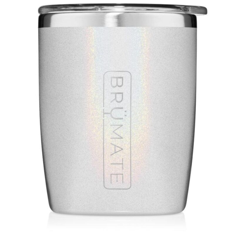 Custom BruMate 12oz Rocks Tumbler Glitter and Print Colors - 8