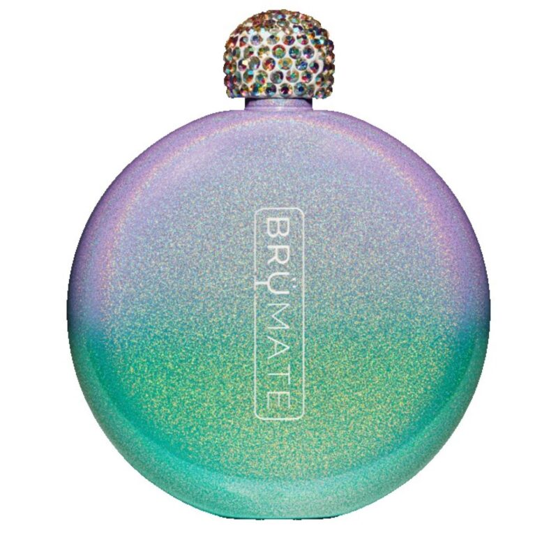 Custom BruMate 5oz Glitter Flask - 5