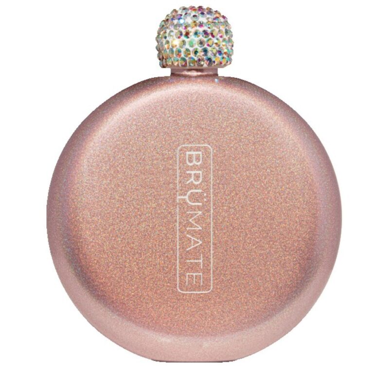 Custom BruMate 5oz Glitter Flask - 7