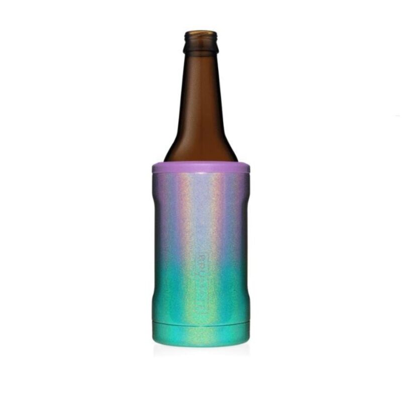Custom BruMate Hopsulator 12 Oz. Bottle Holder Glitter and Print Colors
