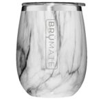 Custom BruMate Stemless Uncork'd 14oz Wine Glass Glitter and Print Colors - 1