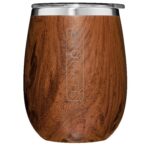 Custom BruMate Stemless Uncork'd 14oz Wine Glass Glitter and Print Colors - 2
