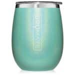 Custom BruMate Stemless Uncork'd 14oz Wine Glass Glitter and Print Colors - 3